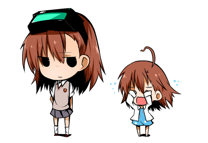 last order and misaka imouto (toaru majutsu no index) drawn by rubii