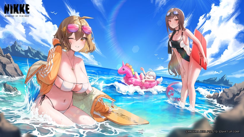 anis, rapi, and neon (goddess of victory: nikke) drawn by dong_ji