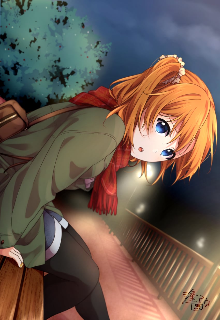 kosaka honoka (love live! and 1 more) drawn by ooda_karashi