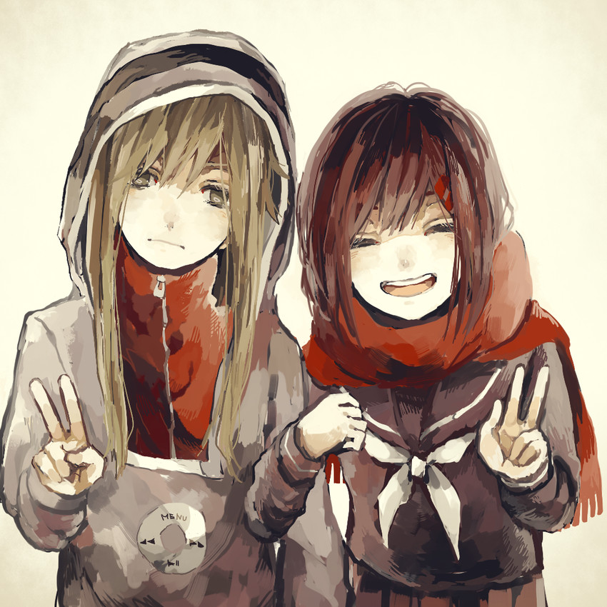 tateyama ayano and kido tsubomi (kagerou project) drawn by kirisa_(yuki)