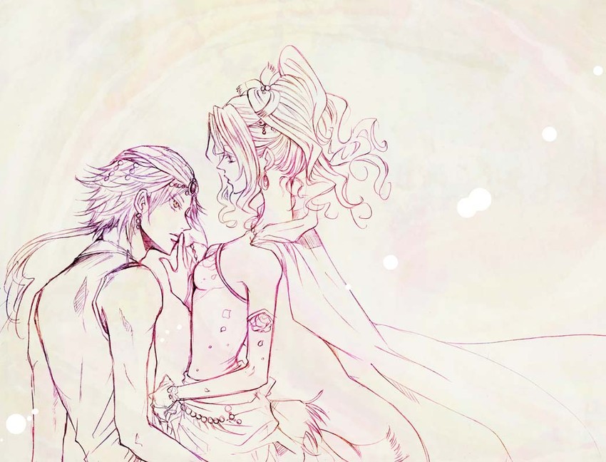 terra branford and firion (final fantasy and 3 more) drawn by ttt