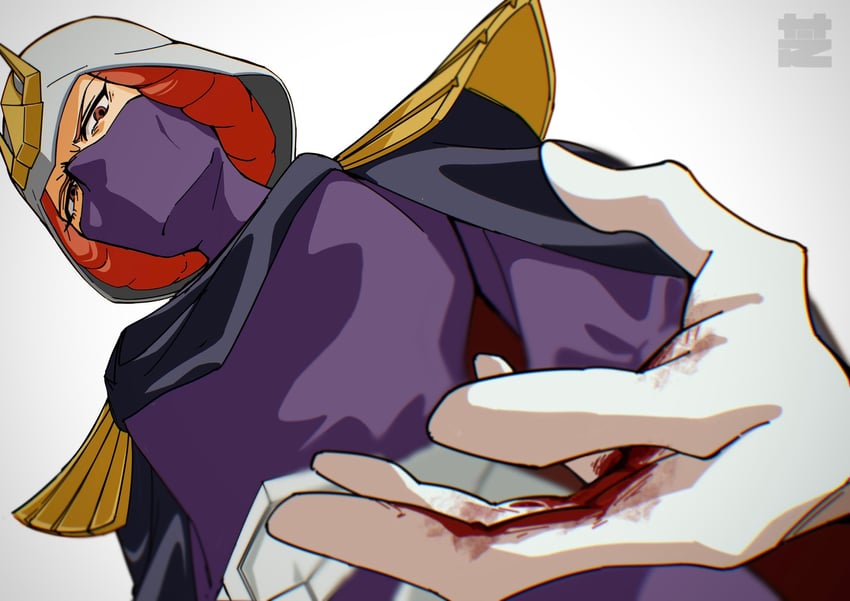 kycilia zabi (gundam and 1 more) drawn by yy_shibata