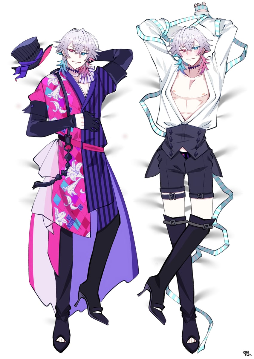 gavis bettel (holostars and 1 more) drawn by ella_eves