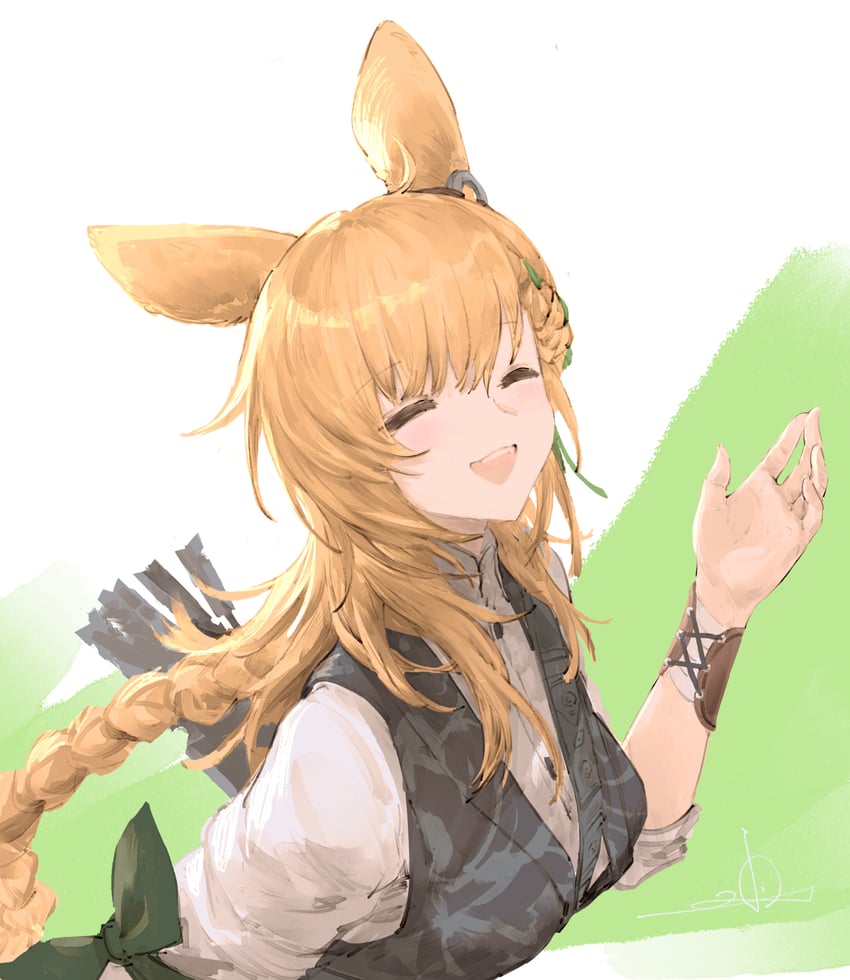 kroos and kroos the keen glint (arknights) drawn by io_(io_oekaki)
