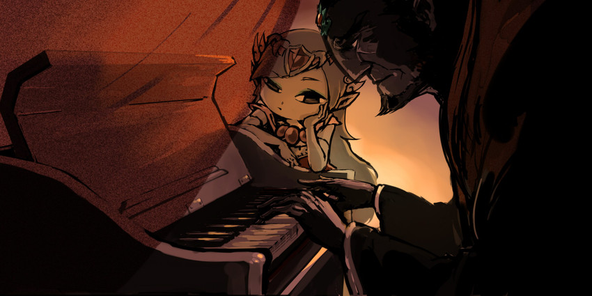 princess zelda, ganondorf, and toon zelda (the legend of zelda and 1 more) drawn by kuruuya