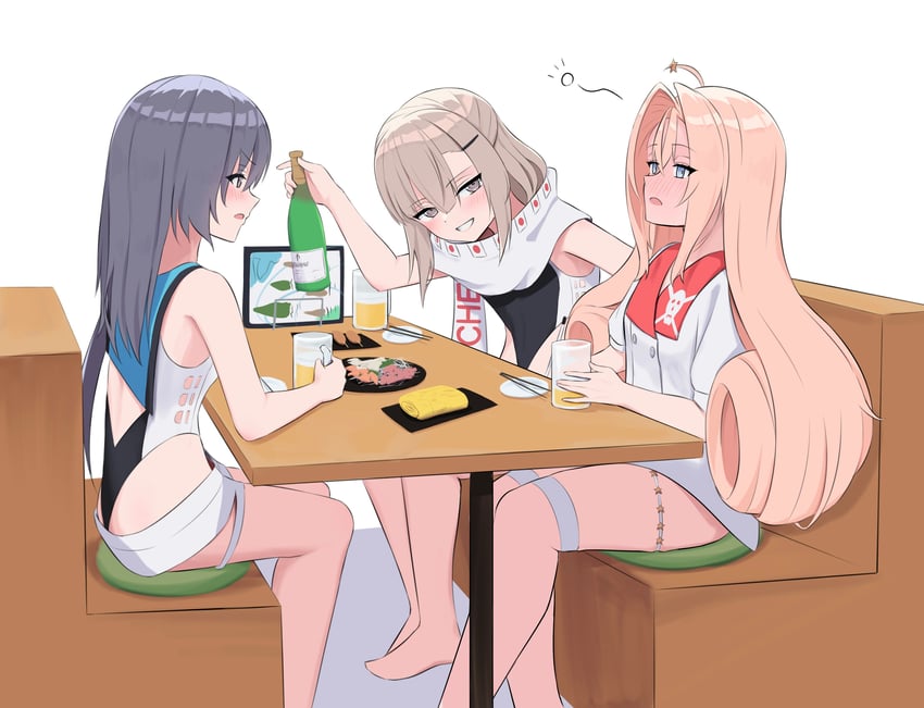 scamp, drum, wahoo, and wahoo kai (kantai collection) drawn by l_meet