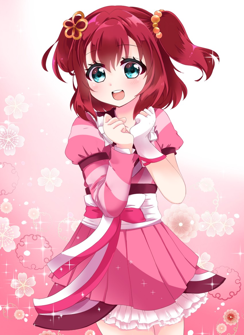 kurosawa ruby (love live! and 1 more) drawn by mikimo_nezumi
