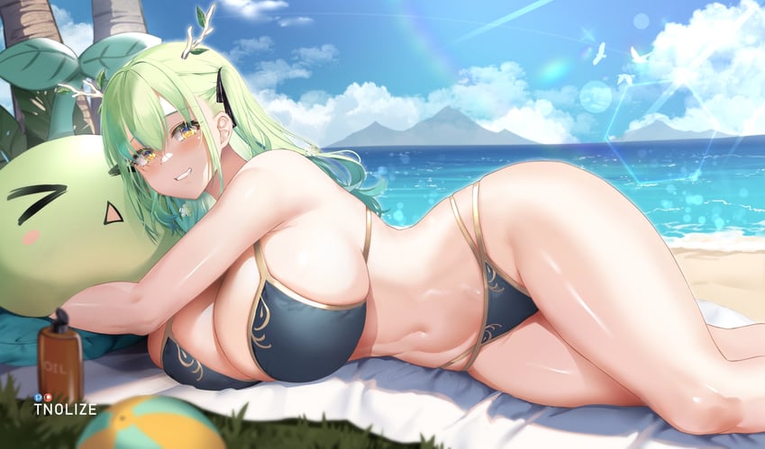 ceres fauna and sapling (hololive and 1 more) drawn by tnolize