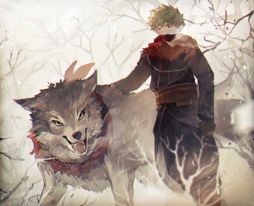 bakugou katsuki (boku no hero academia) drawn by ryo_(piggerworld)