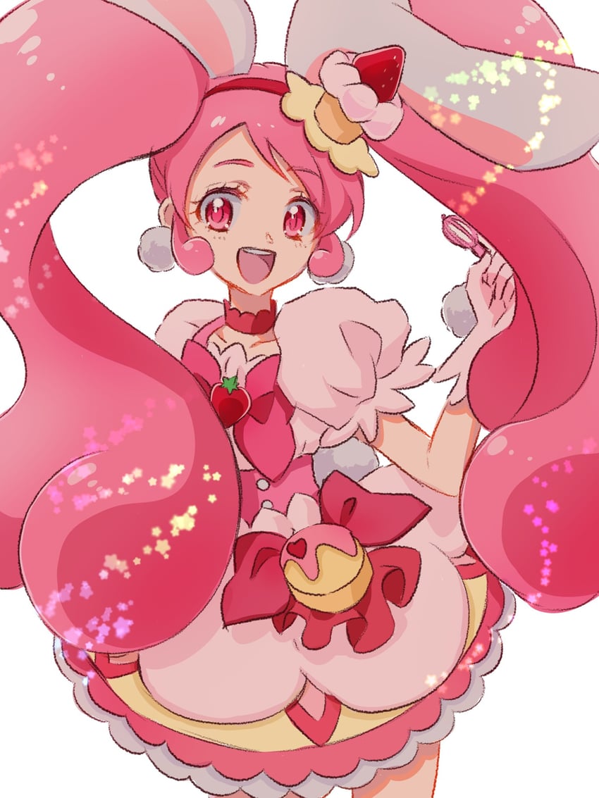 usami ichika and cure whip (precure and 1 more) drawn by fpminnie1