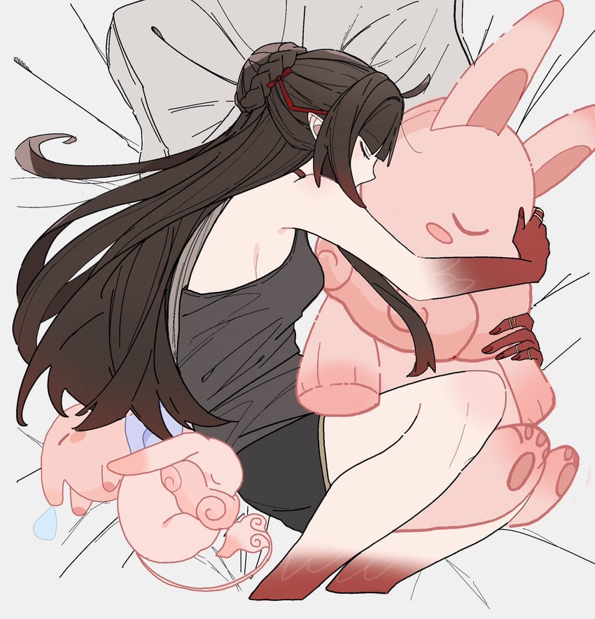 lingsha, fuyuan, and tuskpir (honkai and 1 more) drawn by niupum