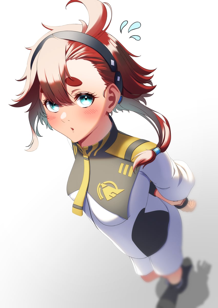 suletta mercury (gundam and 1 more) drawn by aonoirasuto