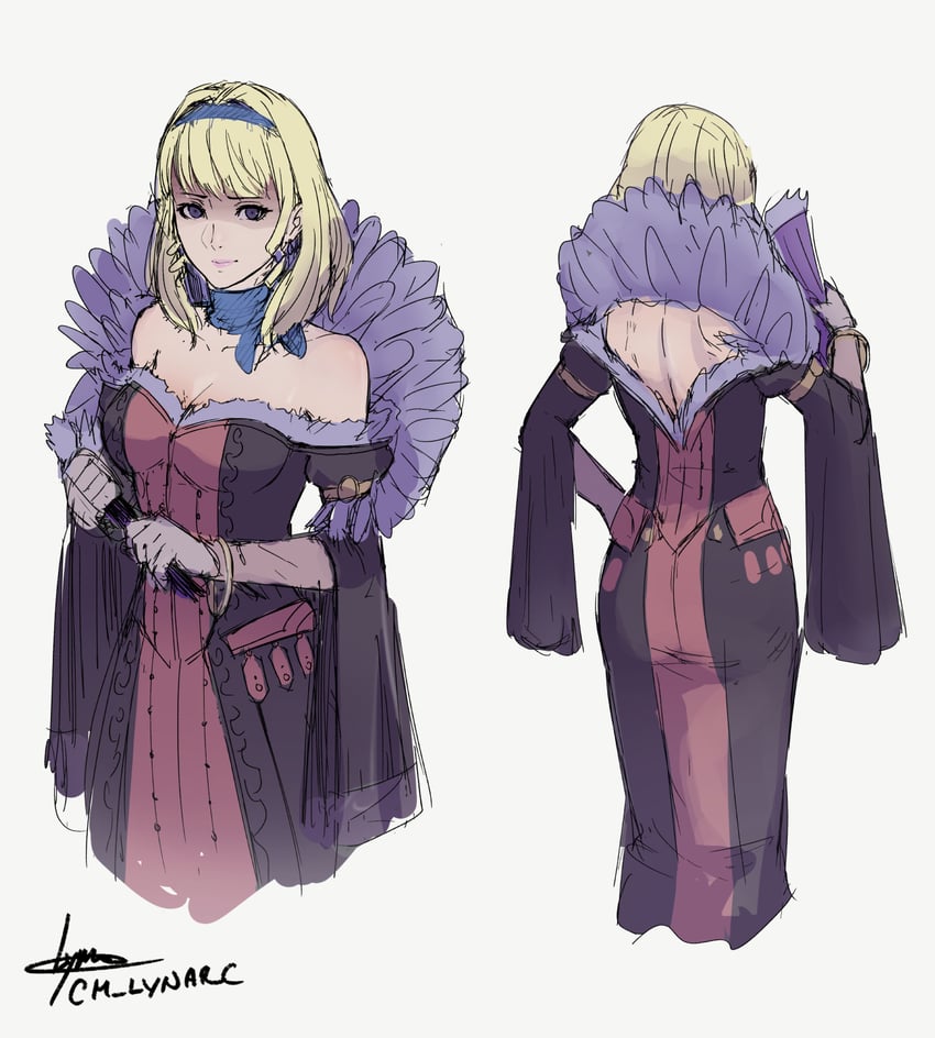 constance von nuvelle (fire emblem and 2 more) drawn by lynarc