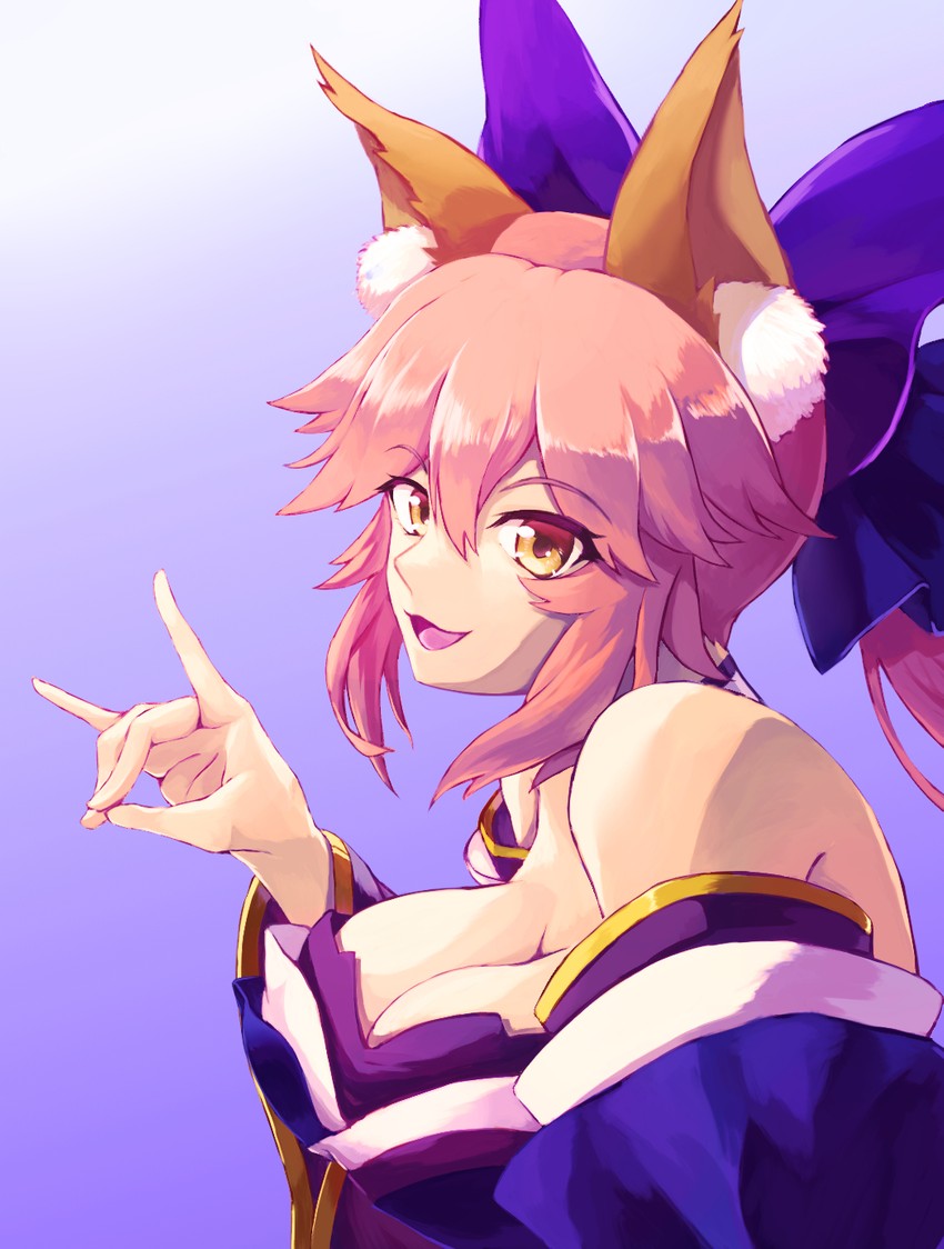tamamo and tamamo no mae (fate and 2 more) drawn by juunishi_aya