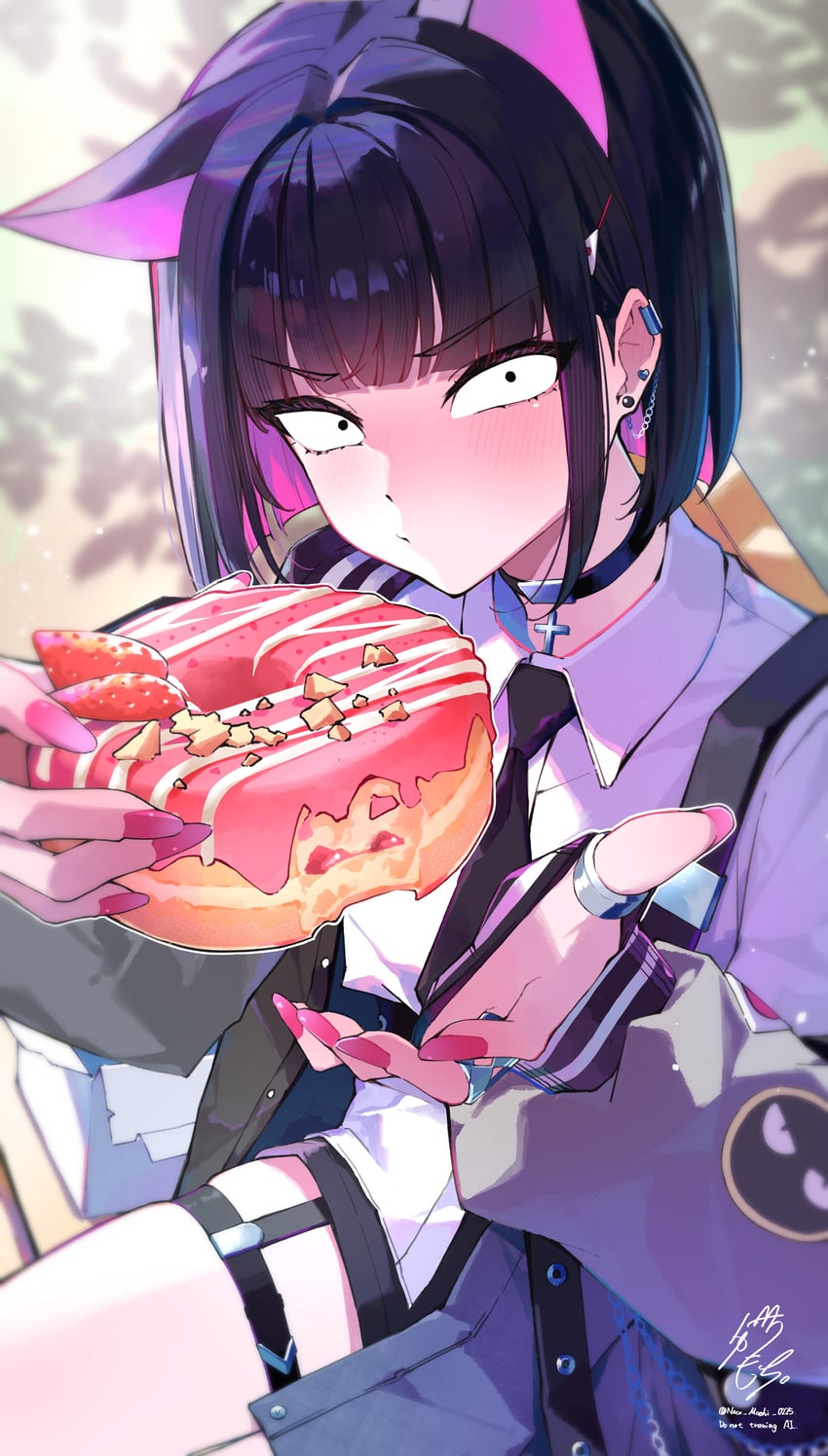 kazusa (blue archive) drawn by nekomochi