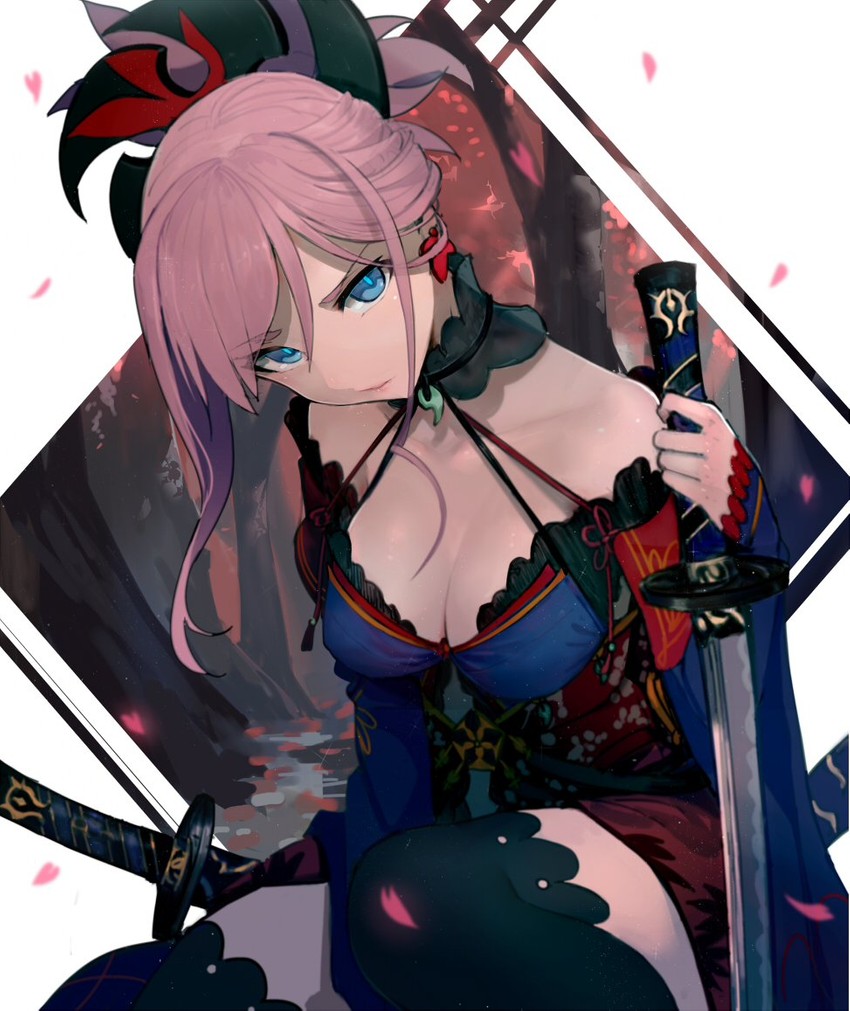 miyamoto musashi (fate and 1 more) drawn by walzrj