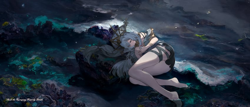 skadi and skadi the corrupting heart (arknights) drawn by biento