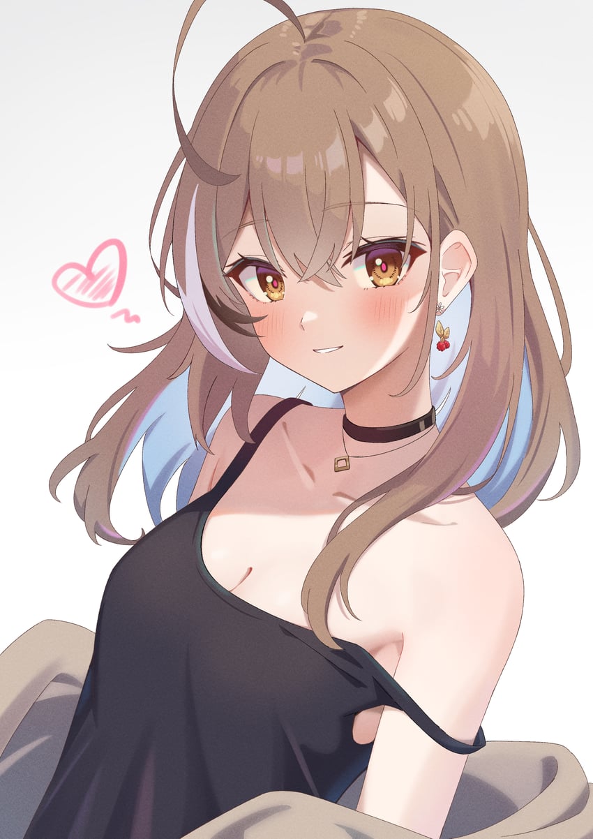 nanashi mumei (hololive and 1 more) drawn by chahanramen