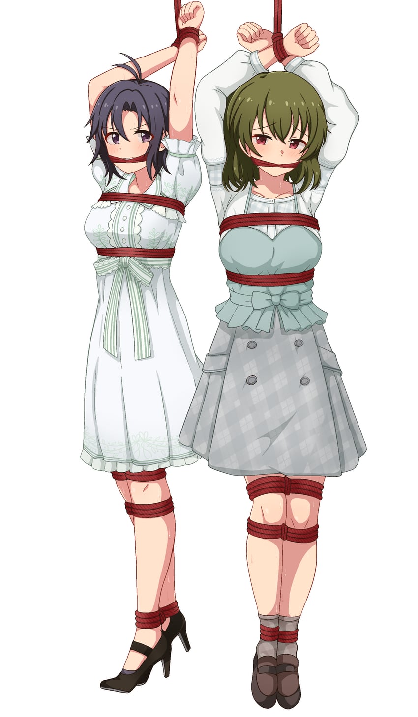 kikuchi makoto and nagayoshi subaru (idolmaster and 2 more) drawn by milliani