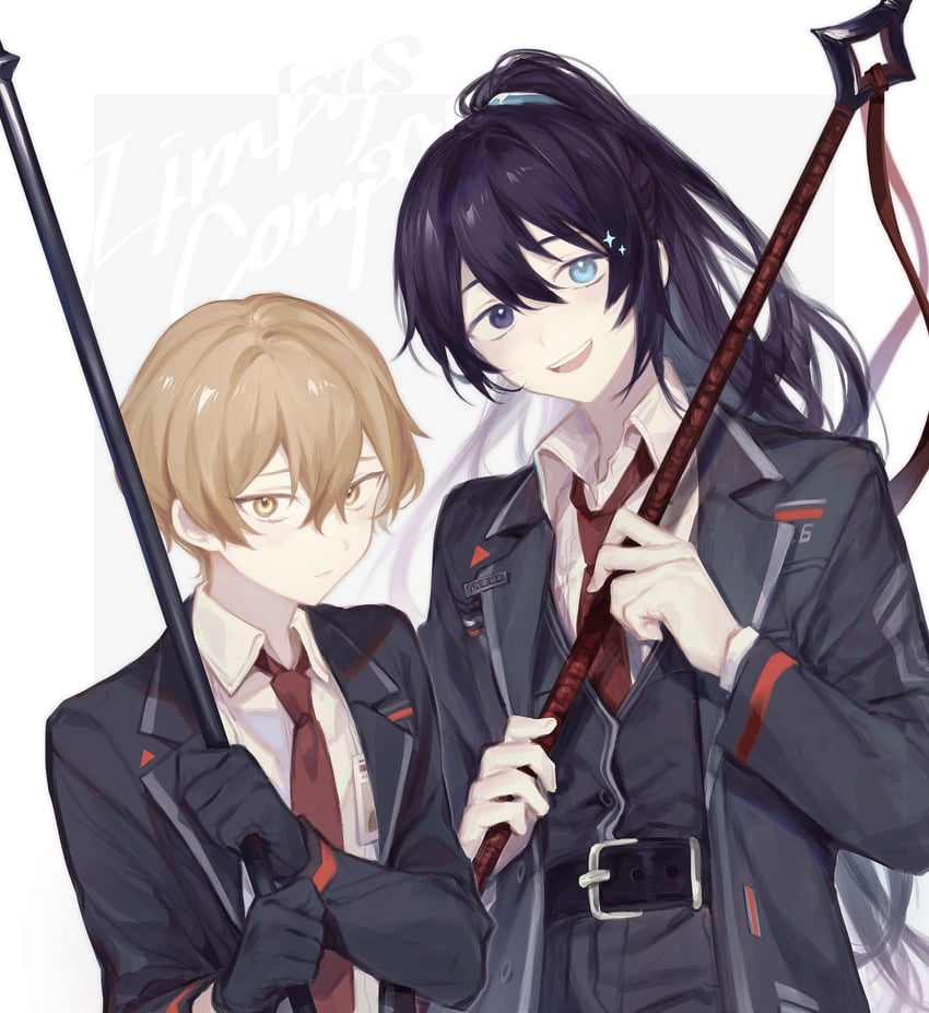 sinclair and hong lu (project moon and 1 more) drawn by koduyama