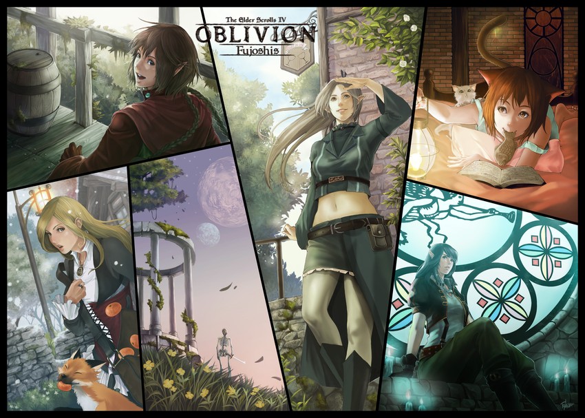 the elder scrolls and 1 more drawn by fuji_q