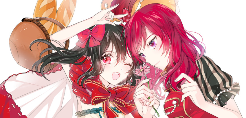 nishikino maki and yazawa nico (love live! and 2 more) drawn by nennen