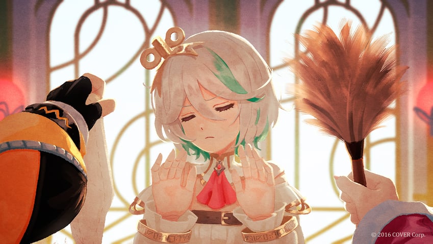 raora panthera, gigi murin, and cecilia immergreen (hololive and 1 more) drawn by kunitarou-art