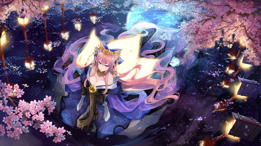 tamamo and tamamo no mae (fate and 2 more) drawn by bzerox