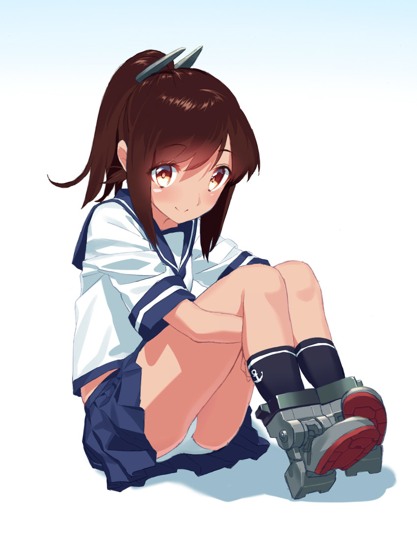 fubuki and i-401 (kantai collection) drawn by blew_andwhite
