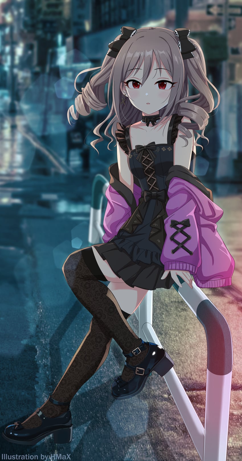kanzaki ranko (idolmaster and 2 more) drawn by hmax