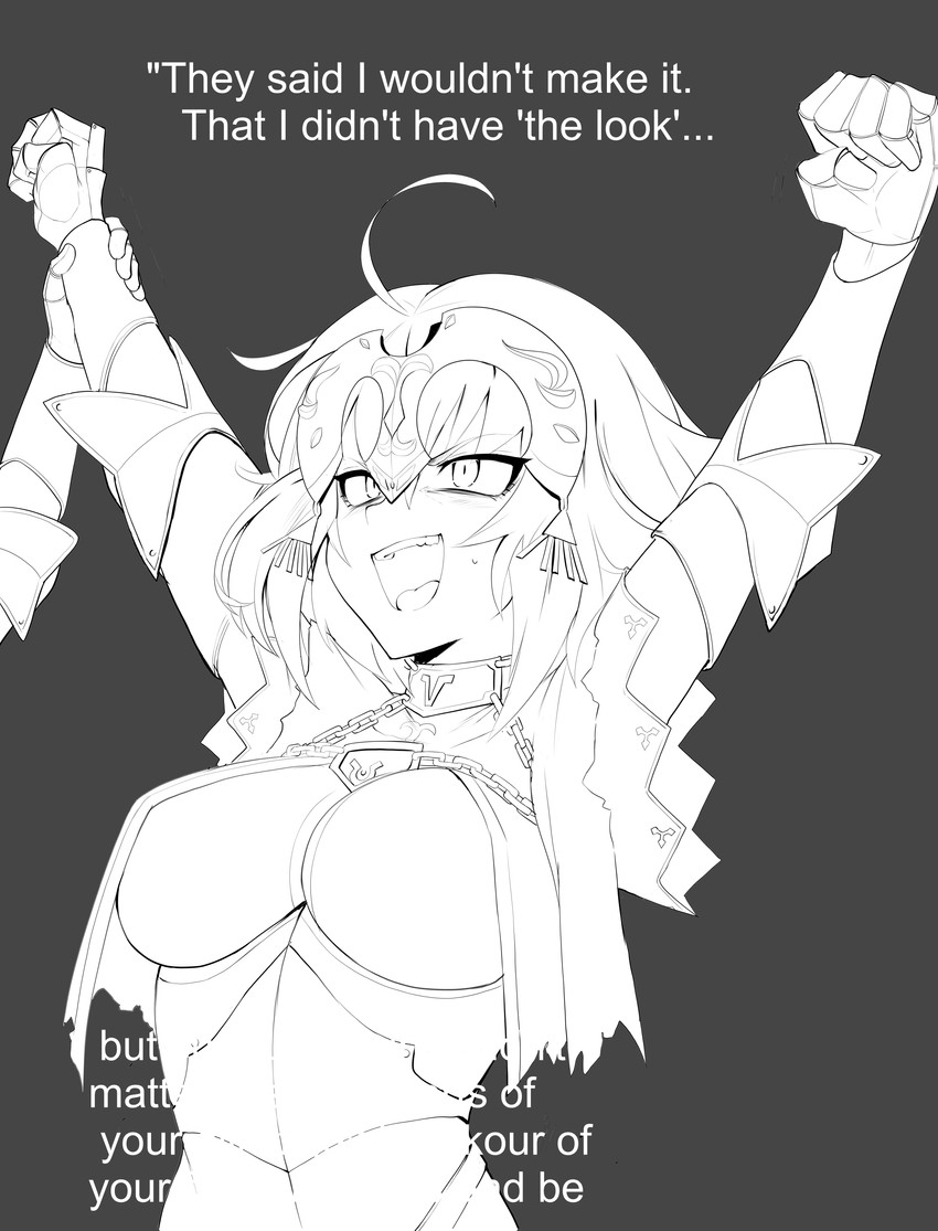 jeanne d'arc alter (fate and 1 more) drawn by sally_(luna-arts)