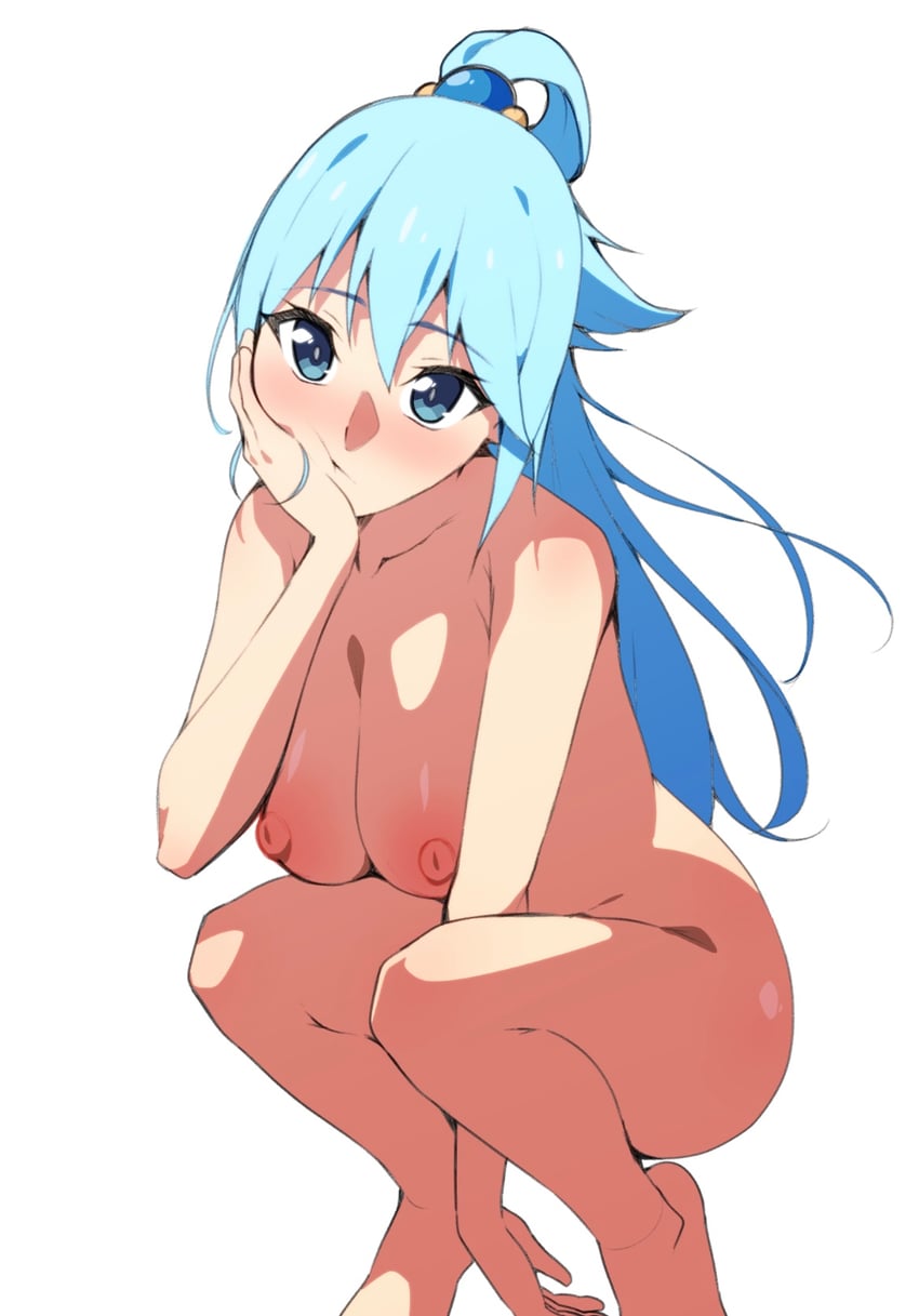 aqua (kono subarashii sekai ni shukufuku wo!) drawn by monya_monya_(tmsc7752)