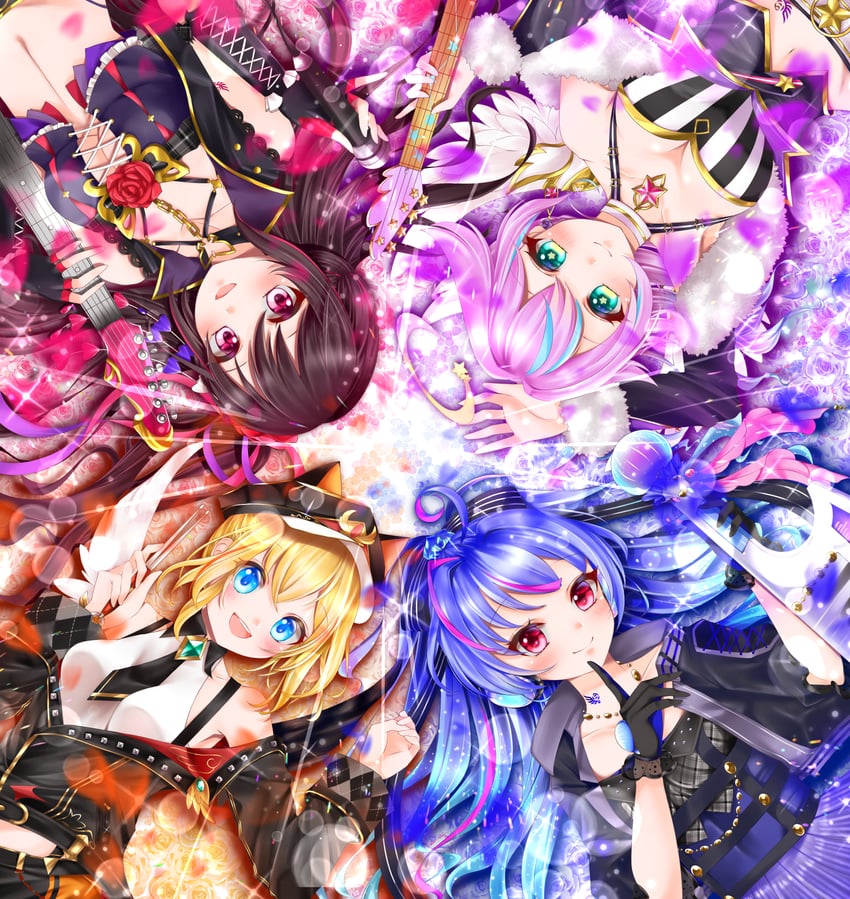 marl, noa, luca, and kasumi (shironeko project) drawn by mayu_(sh-n-9)