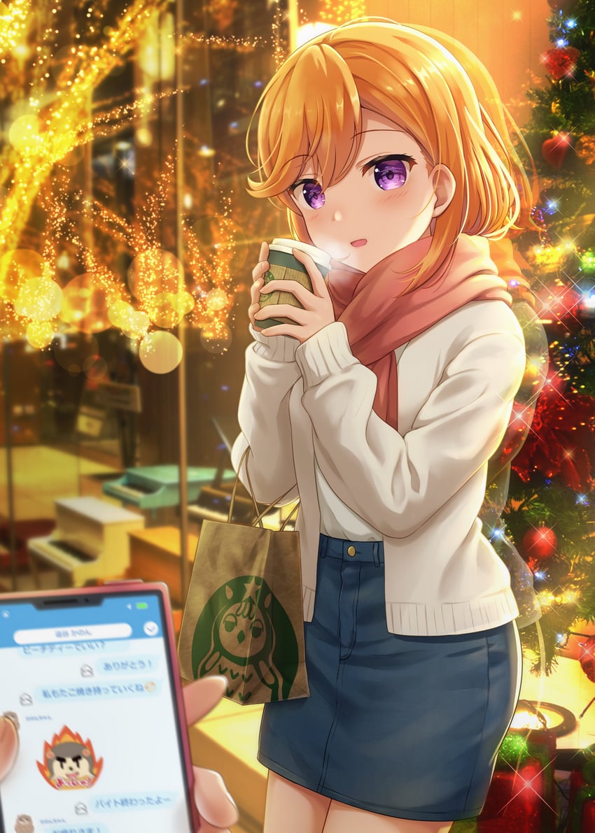 shibuya kanon and arashi chisato (love live! and 2 more) drawn by hanazora_satsuki