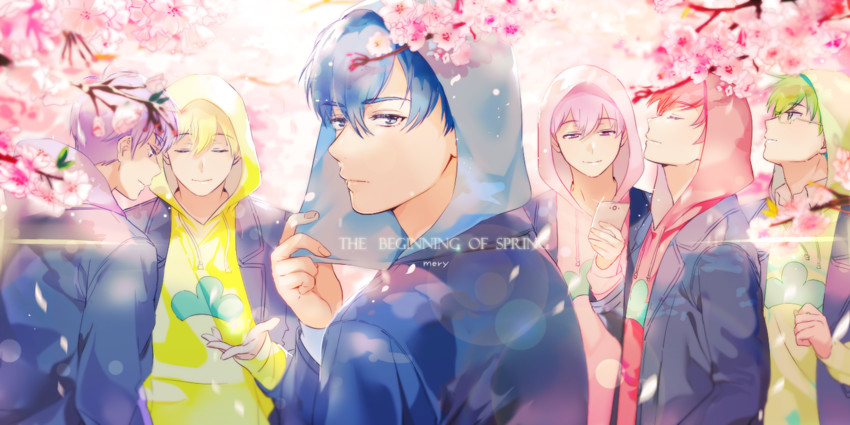 matsuno osomatsu, matsuno karamatsu, matsuno ichimatsu, matsuno jyushimatsu, matsuno choromatsu, and 1 more (osomatsu and 2 more) drawn by mery_(yangmalgage)
