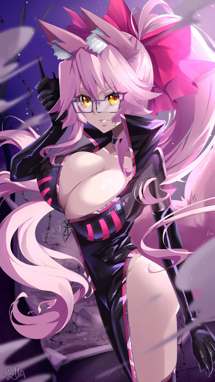 tamamo and koyanskaya (fate and 1 more) drawn by fumizuki_kazuhito
