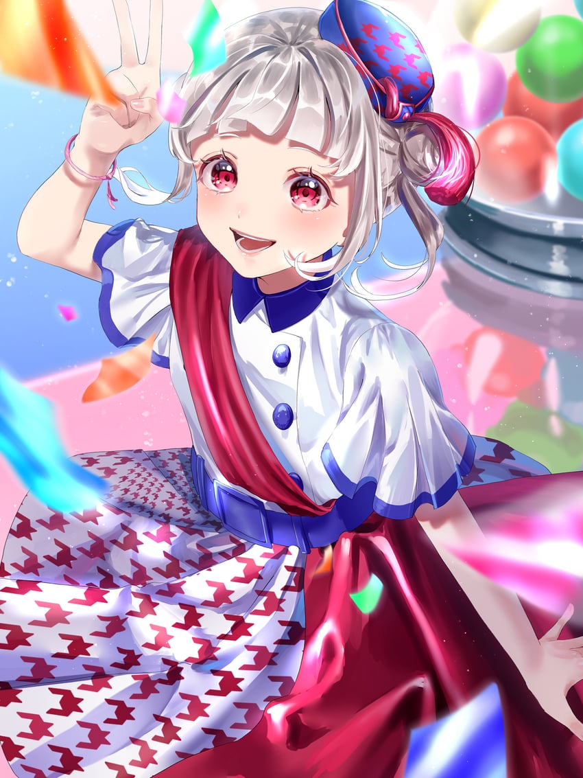 arashi chisato (love live! and 1 more) drawn by ponpon_rabbit