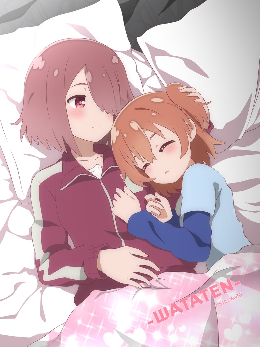 hoshino miyako and hoshino hinata (watashi ni tenshi ga maiorita!) drawn by shi_ma86