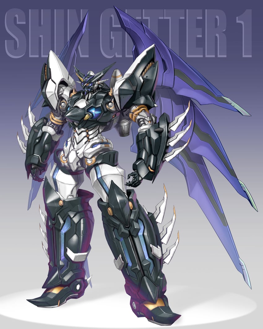 shin getter-1 (getter robo and 1 more) drawn by maeda_hiroyuki