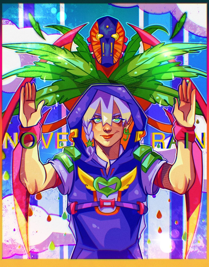 jodio joestar and november rain (jojo no kimyou na bouken and 1 more) drawn by arizuume