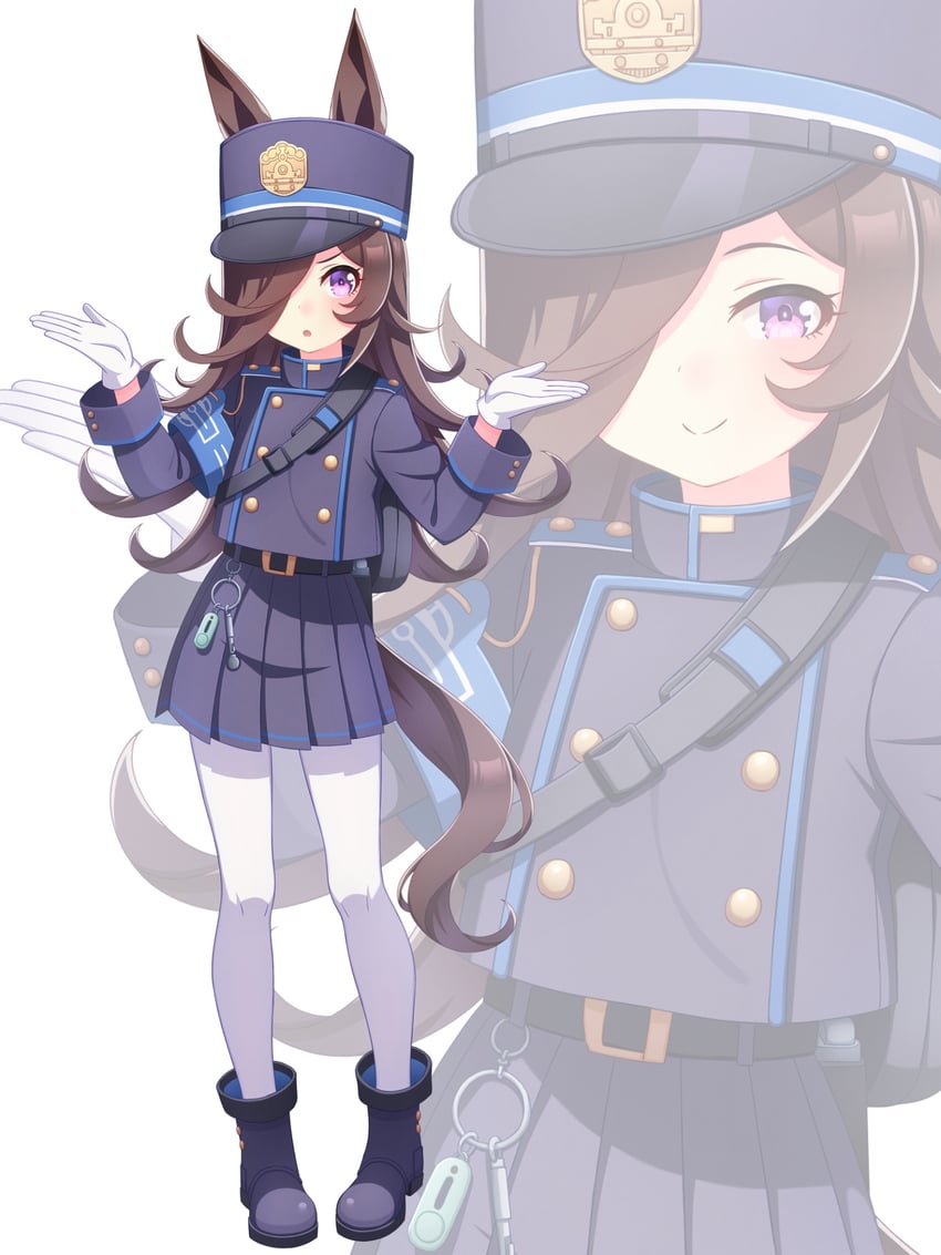 rice shower, hikari, and iwami manaka (blue archive and 1 more) drawn by hokuyukis