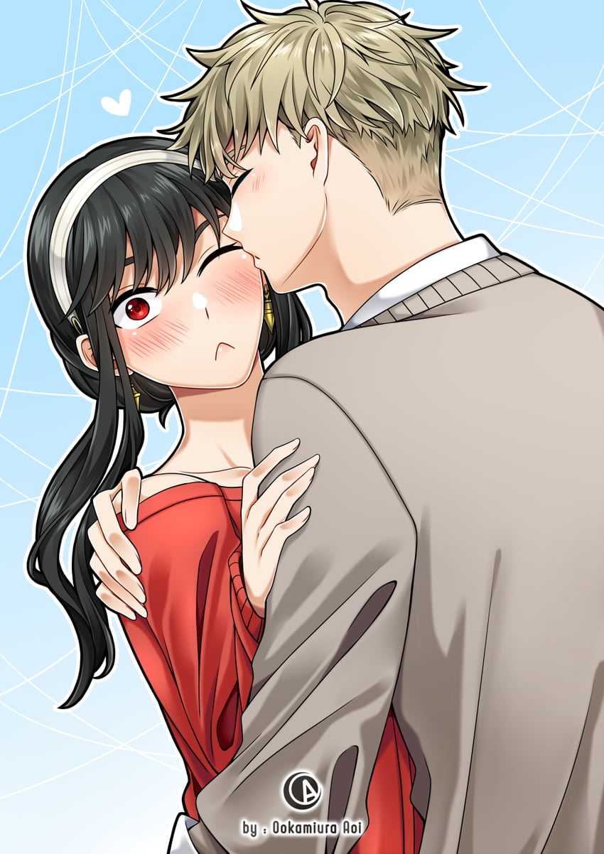 yor briar and twilight (spy x family) drawn by ookamiura_aoi