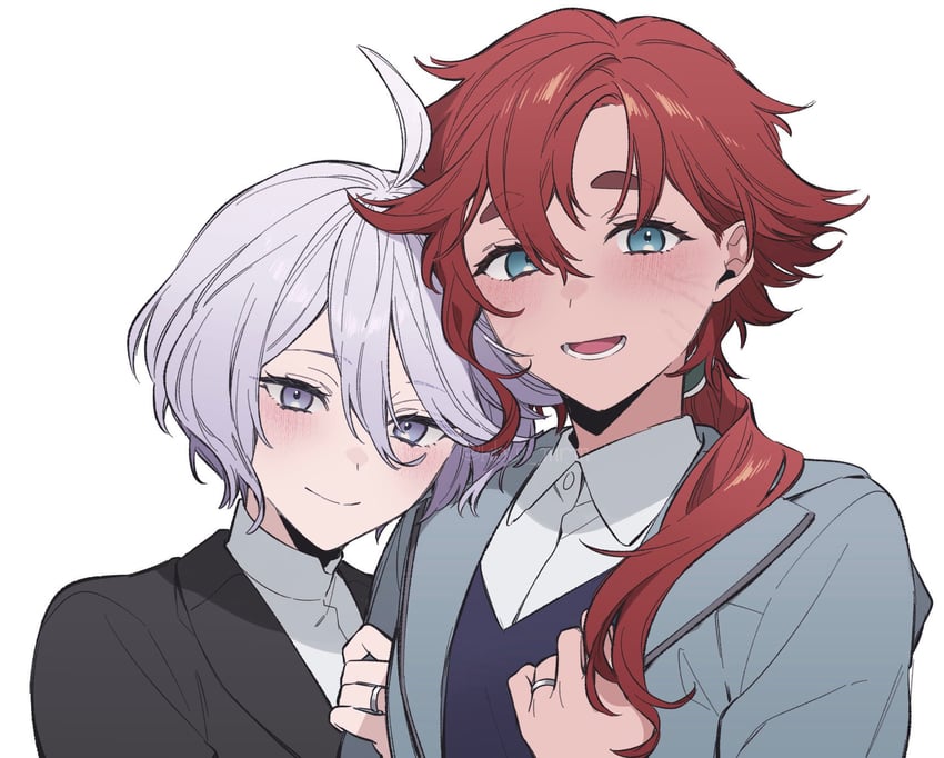 suletta mercury and miorine rembran (gundam and 1 more) drawn by kbut_mrm