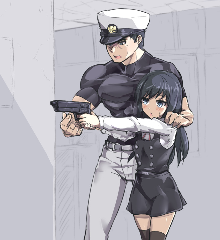 admiral, asashio, and asashio kai ni (kantai collection) drawn by depo_(typebaby505)