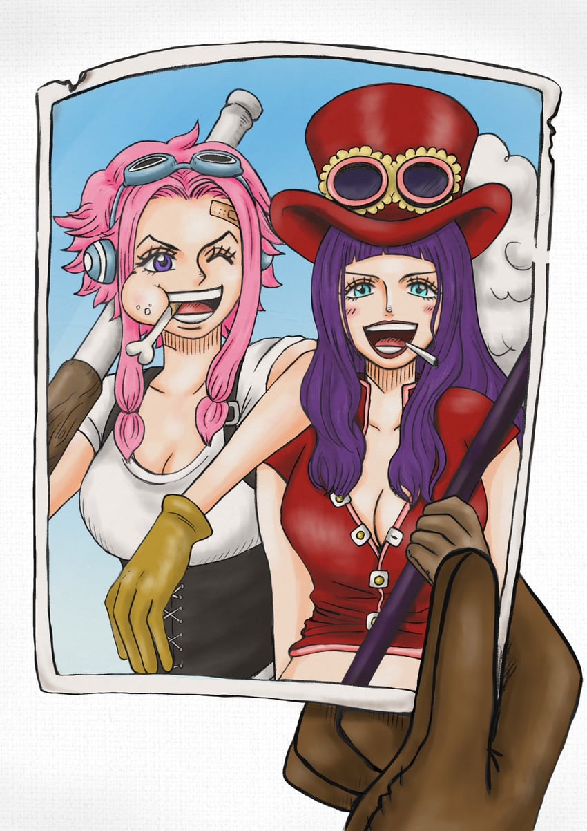 belo betty and ginny (one piece) drawn by couchpotato_op