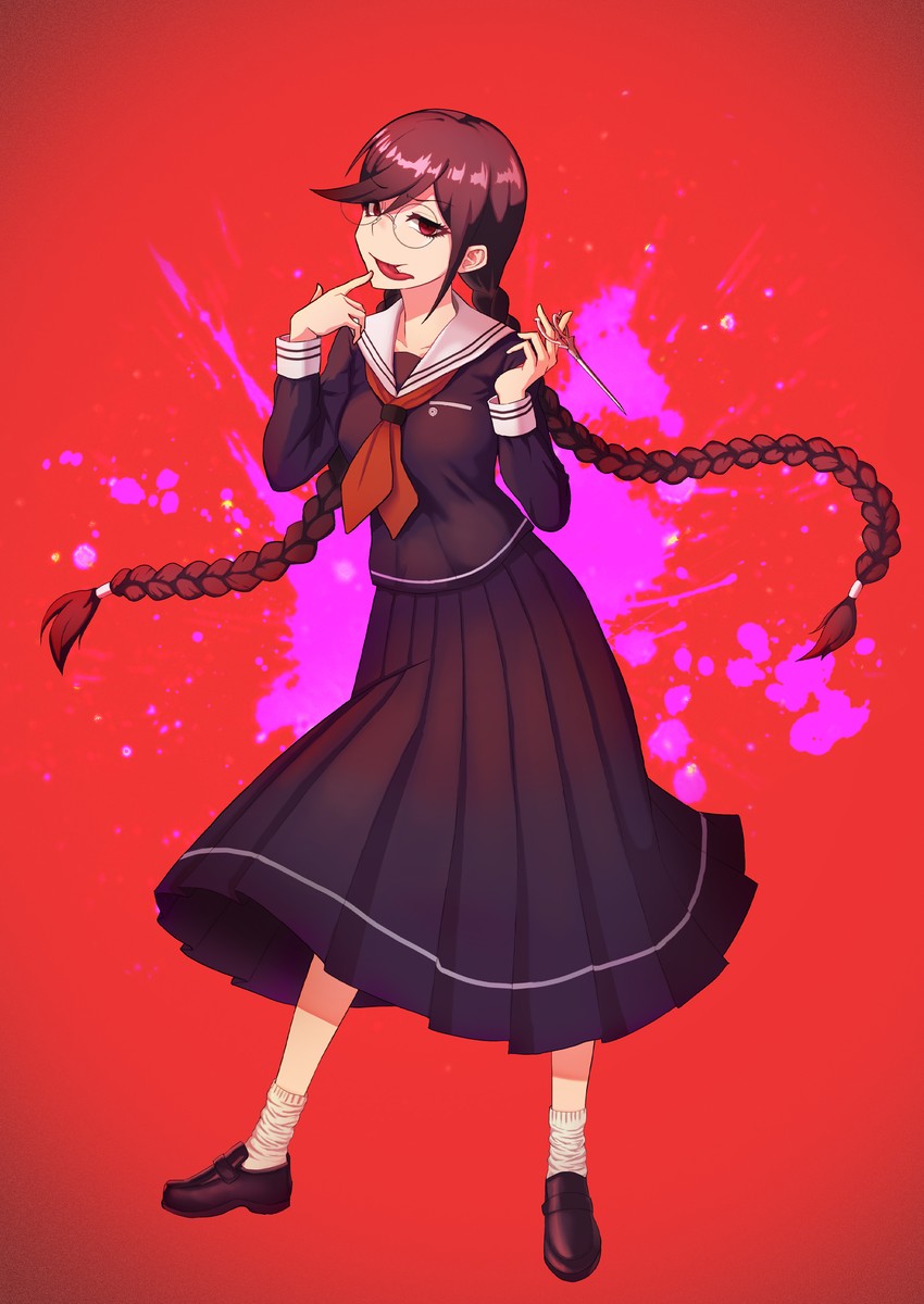 fukawa toko (danganronpa and 1 more) drawn by seongkun_(agn000)