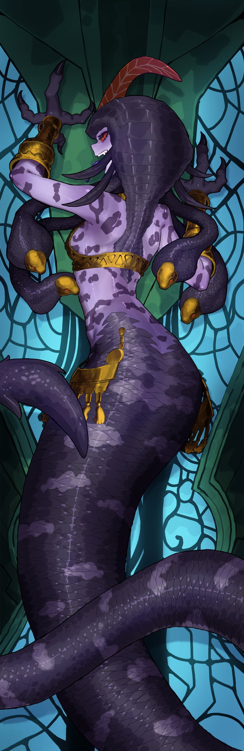 melusine (final fantasy and 2 more) drawn by ekrea_jan