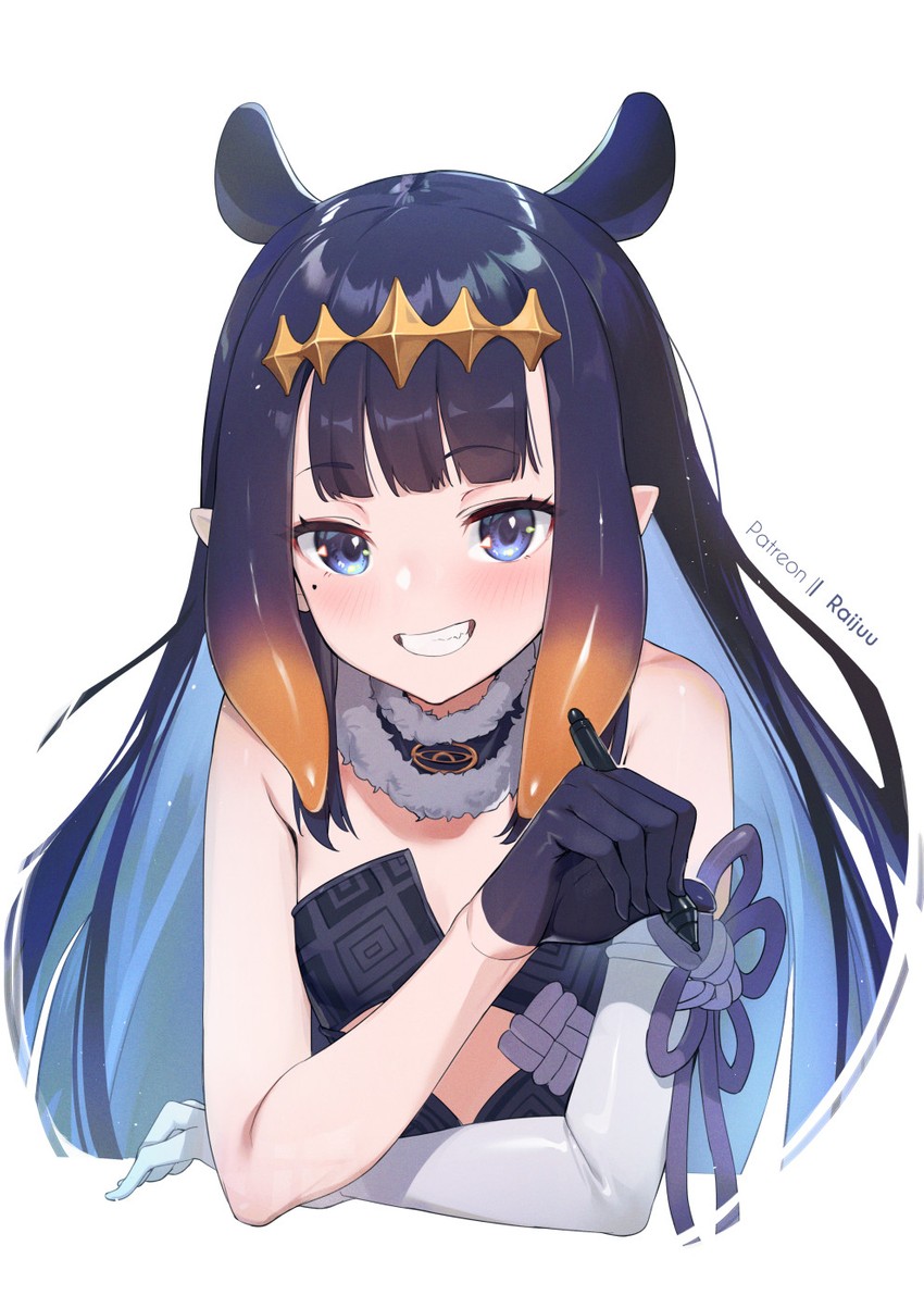 ninomae ina'nis (hololive and 1 more) drawn by raijuu_(bakanara)