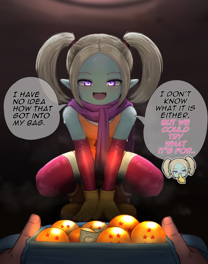 pansy and masked majin (dragon ball and 1 more) drawn by osukareen