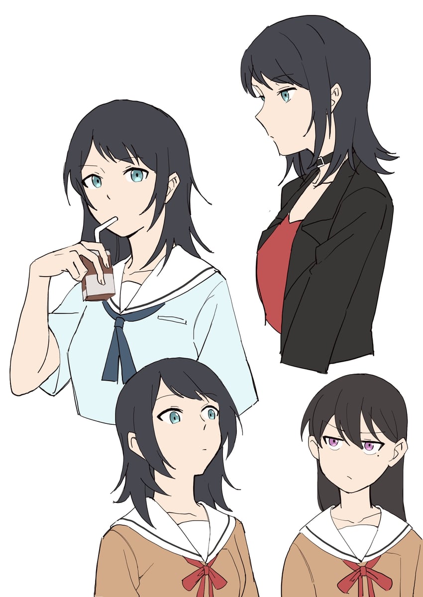 shiina taki and yahata umiri (bang dream! and 1 more) drawn by r_bishh